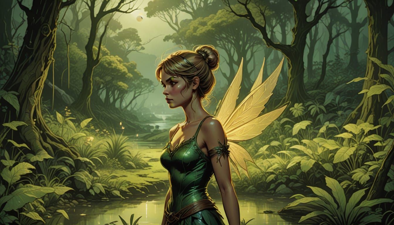 Mysterious Tinker Bell Emerges from Neverland's Fog