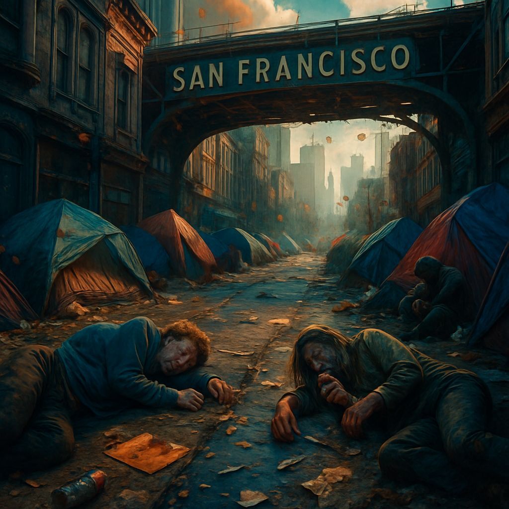 San Francisco's Stark Reality: A Detailed Matte Painting