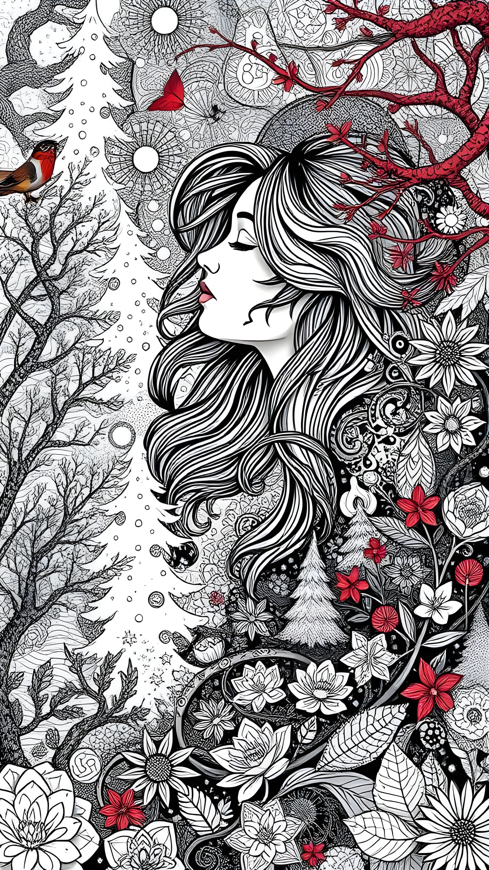 Seasons Evolving: Surreal Zentangle Photorealism