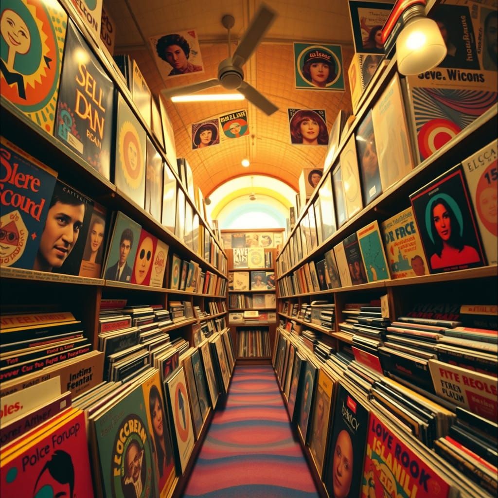 Psychedelic Record Store Vanishes into Horizon