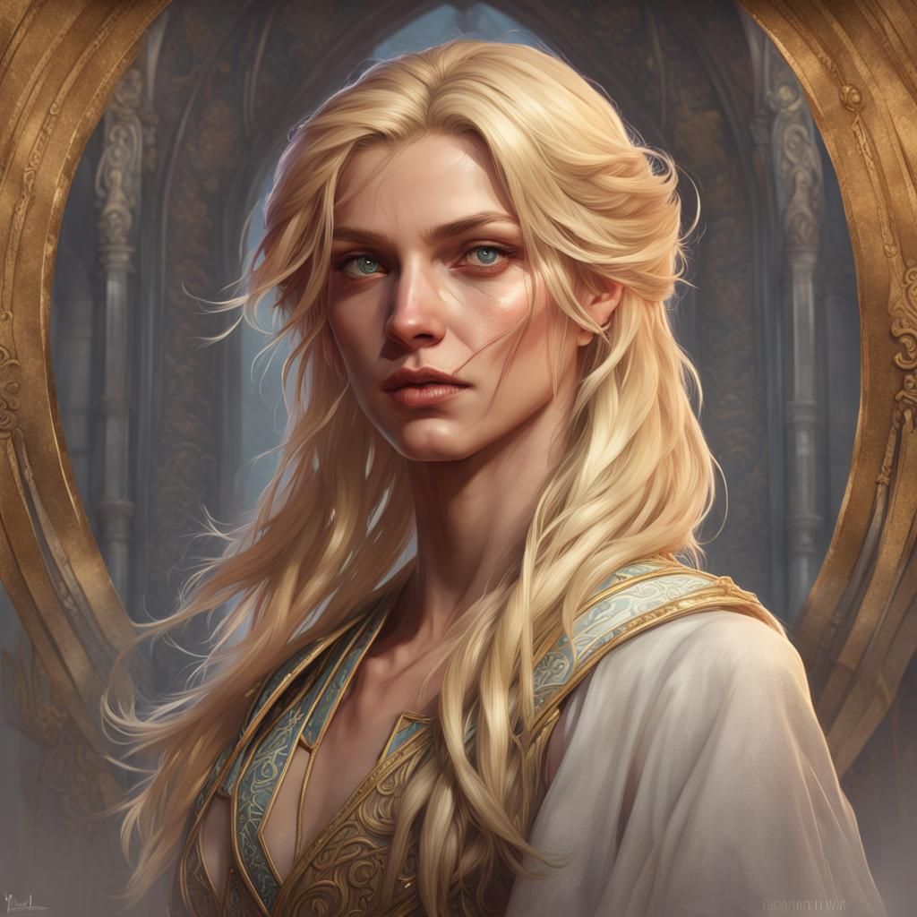 Selim II Portrait in Hyperdetailed Digital Art Style