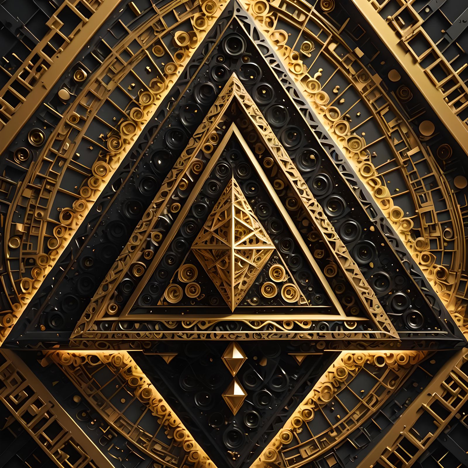 Fractal Sierpinski Triangle with 3D Julia Sets