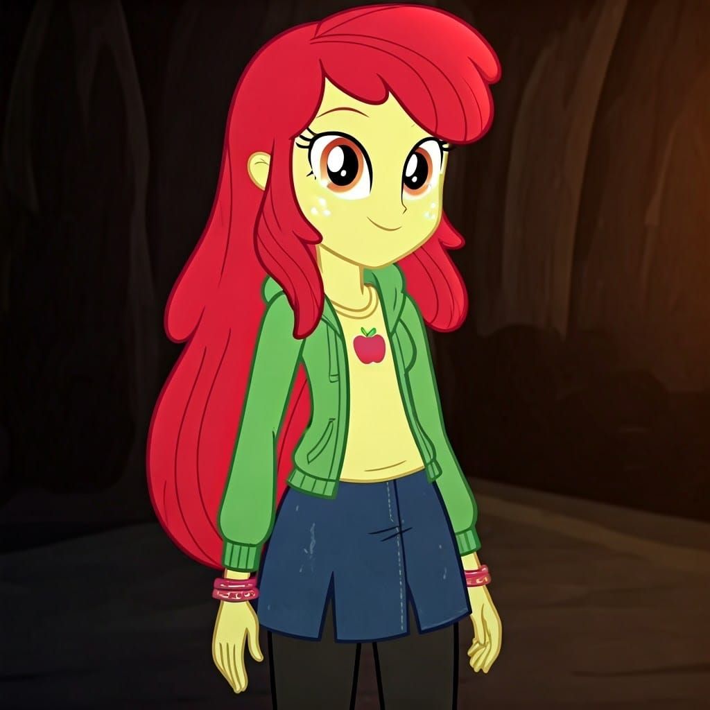 Applebloom as Ghibli Heroine in Film Still