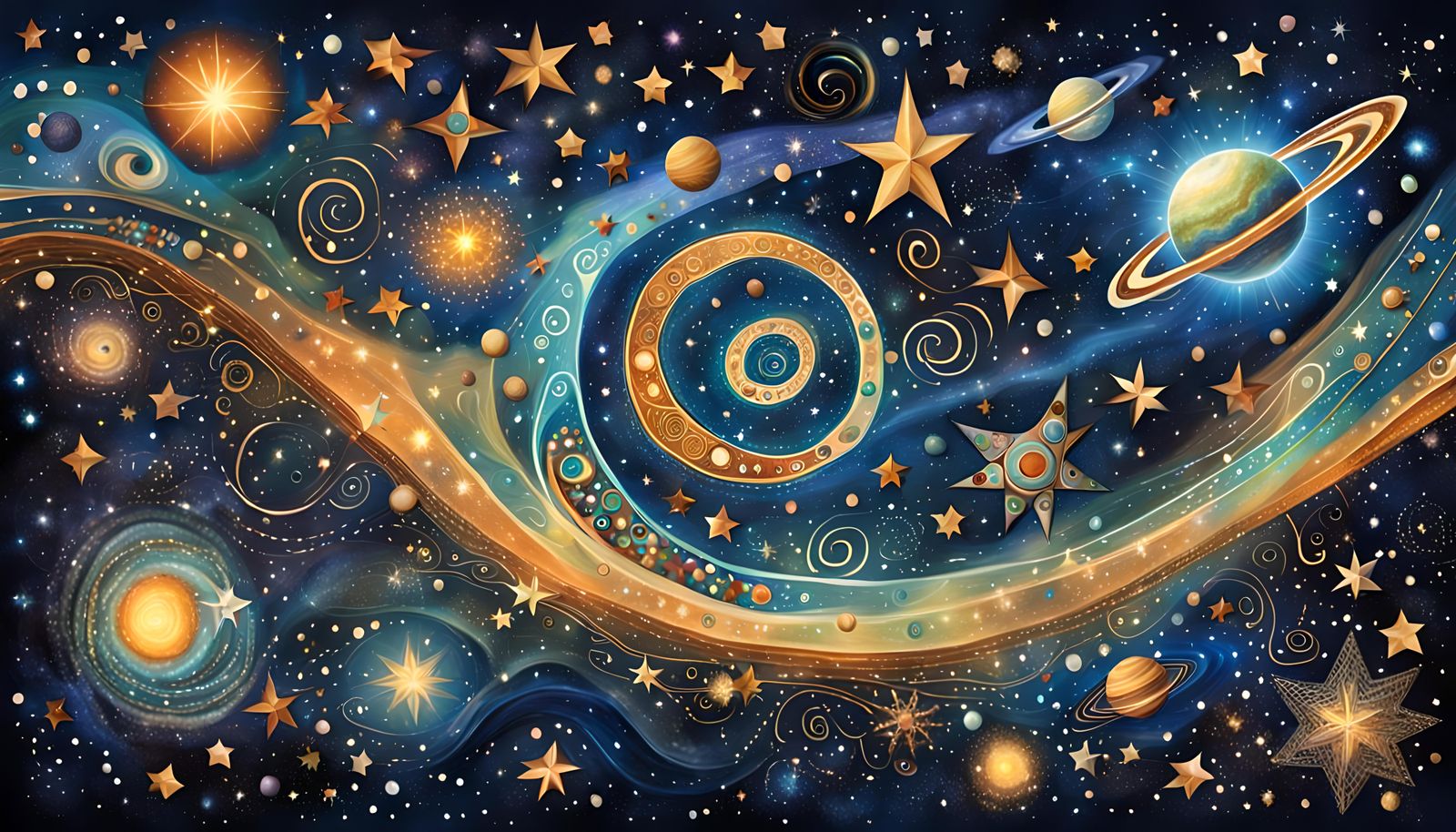 Cosmic Songlines Swirling Across the Universe