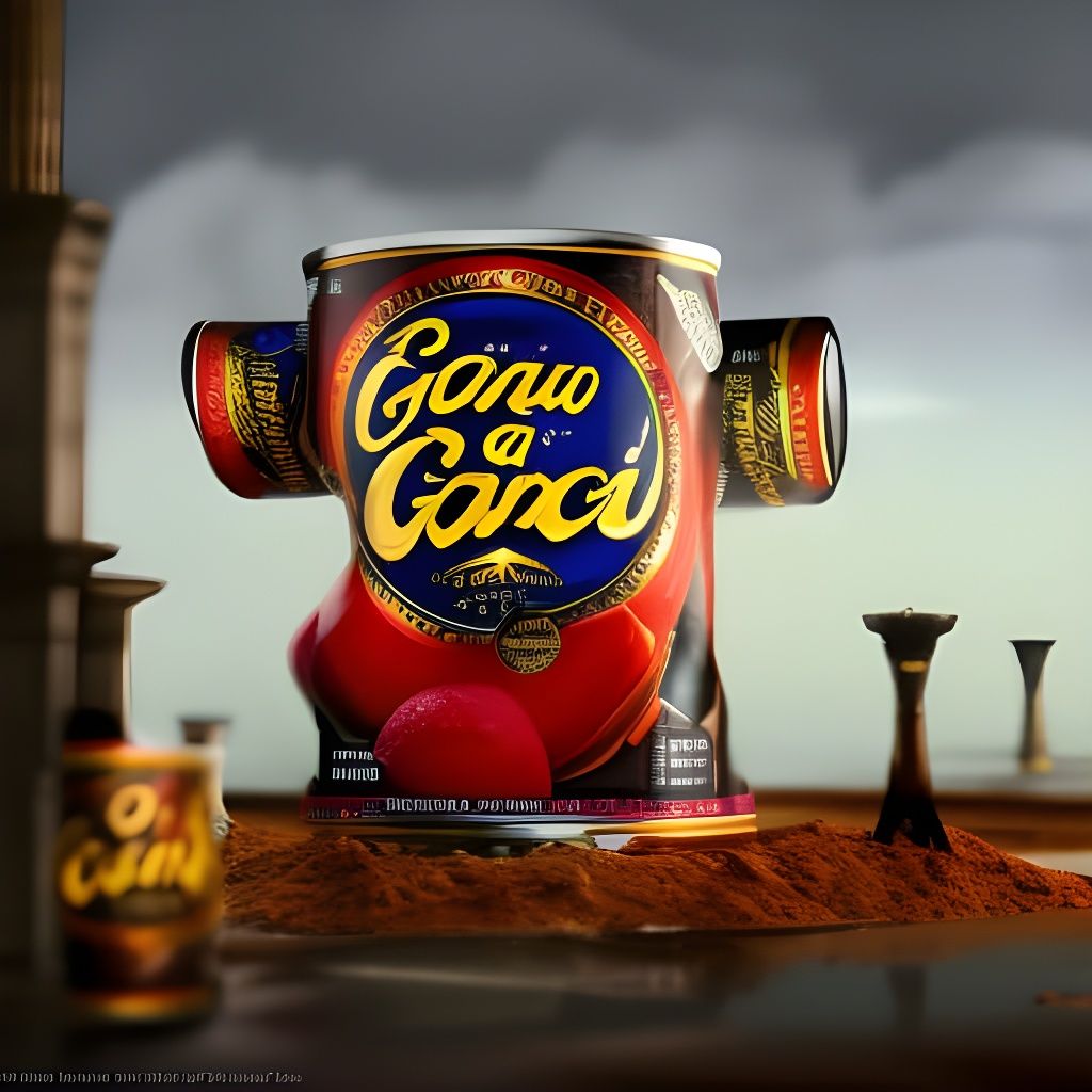 Giant Spam Can in Goya Style