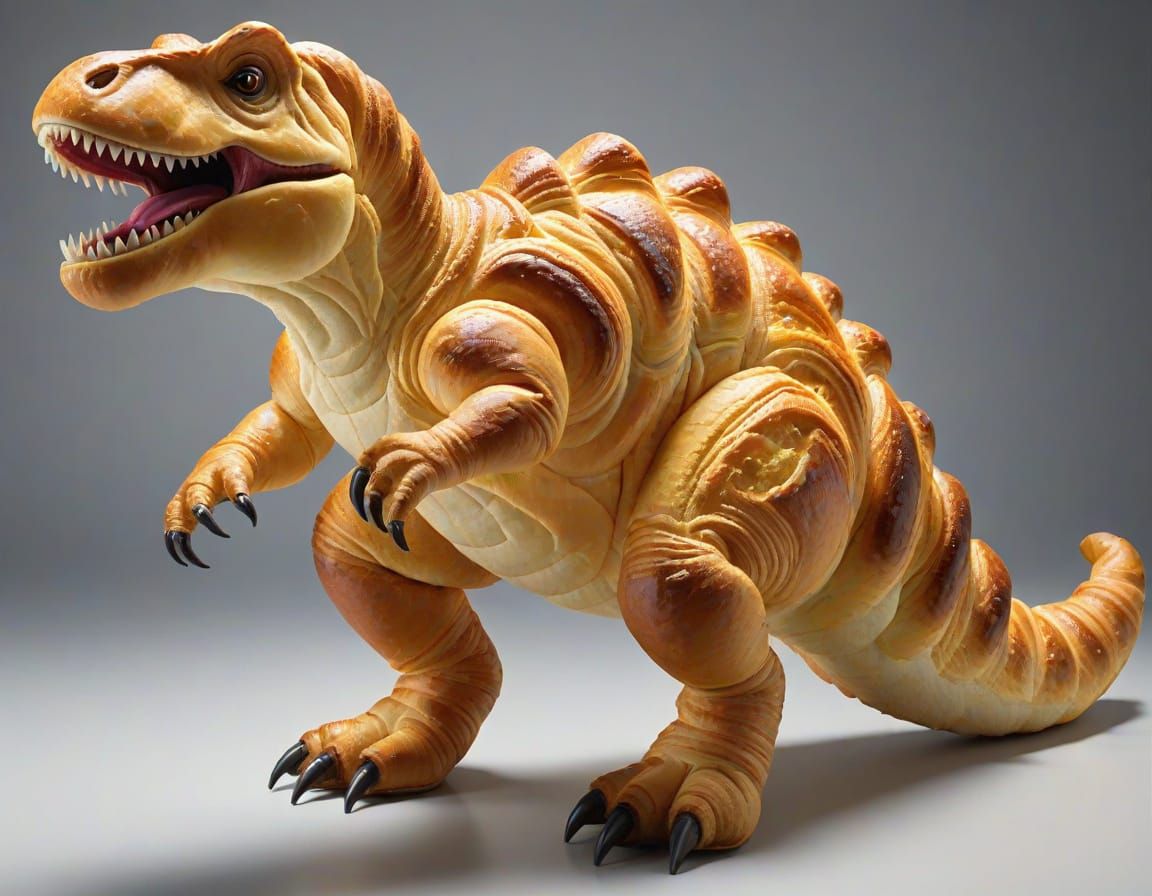 Croissant T-Rex Reimagined