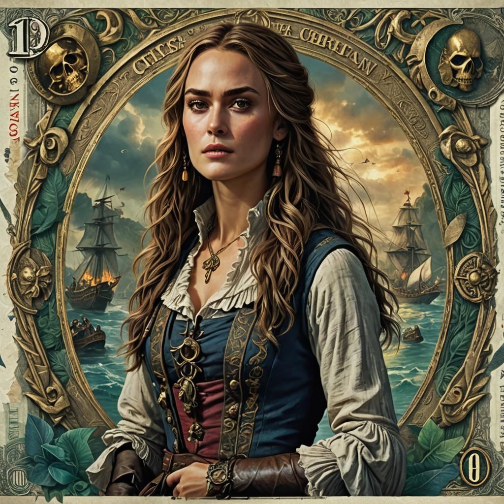 Keira Knightley as Elizabeth Swann Poster Art