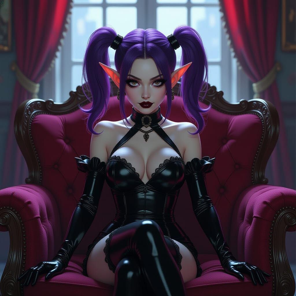 Gothic Goblin Concept Art in Victorian Setting