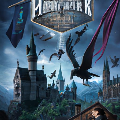 Harry Potter Movie Poster: Detailed Matte Painting