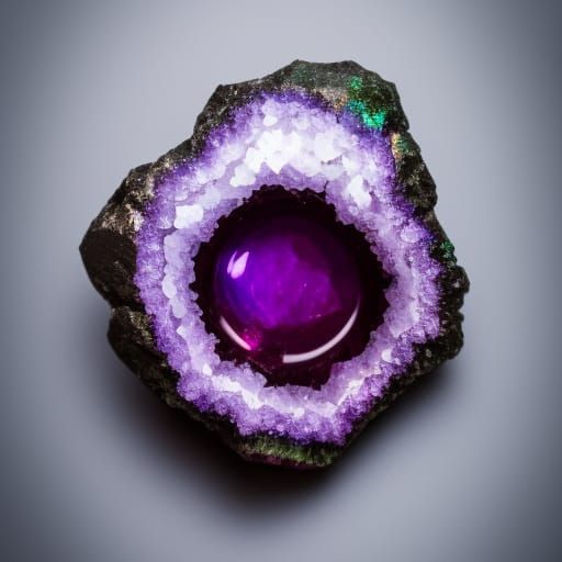 Iridescent Gemstone Eyes with Yo-Yo, Professional Photograph...