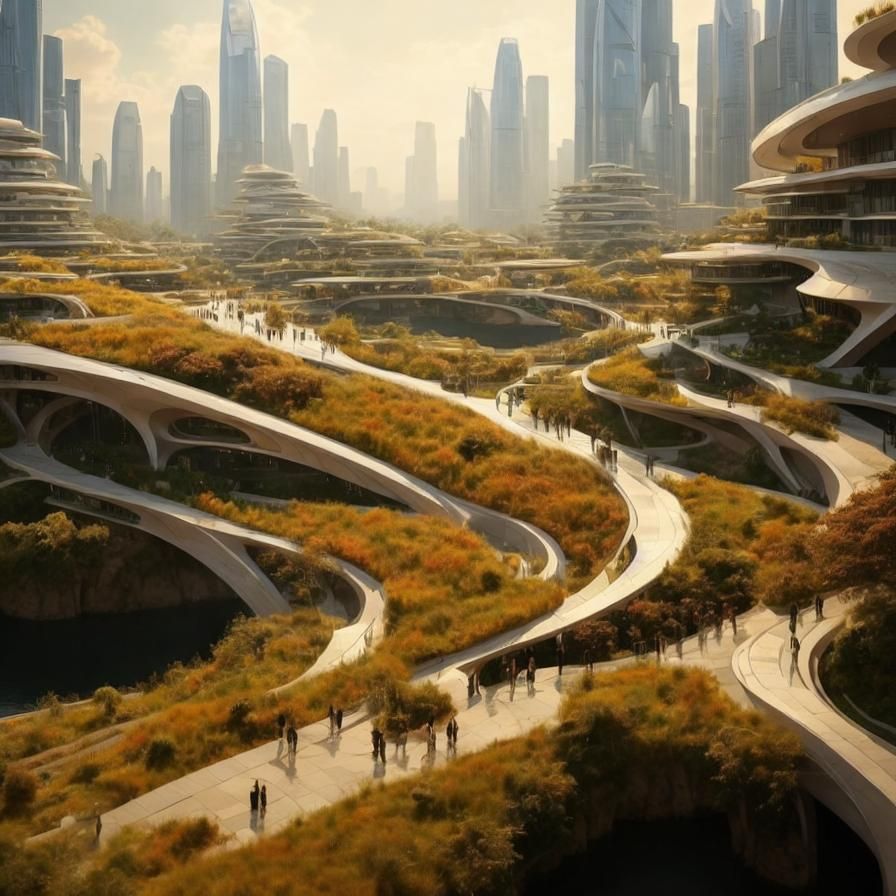 Futuristic Eco-City: Lima Reimagined in Postmodern Style