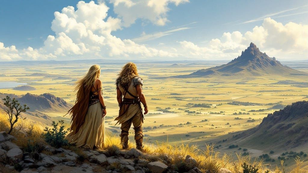 Ayla and Jondalar of the Zelandonii