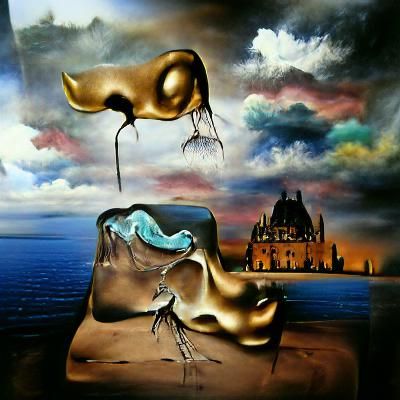 Surrealist Joey Guillemette in Dali Style