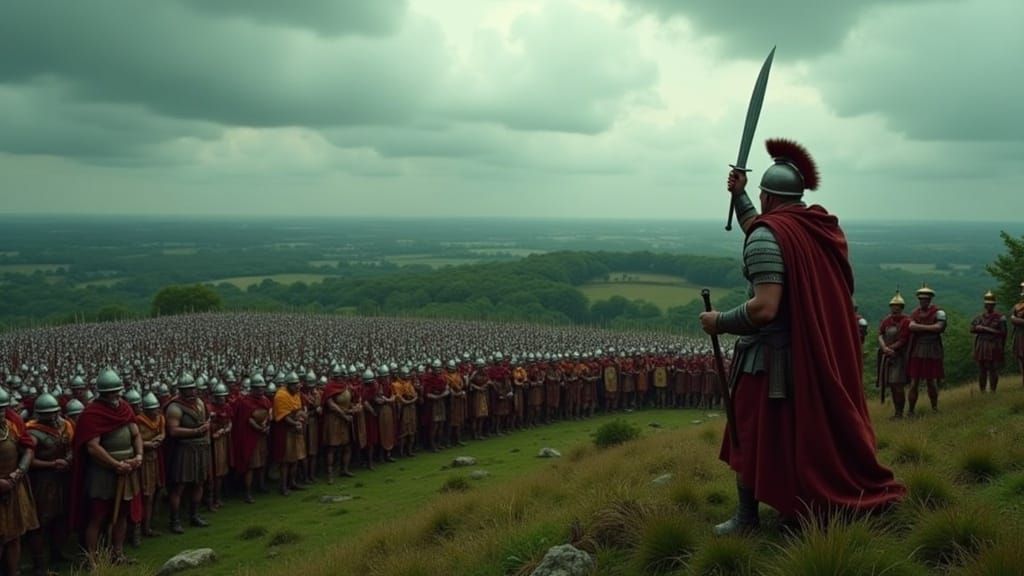 Celtic Warrior Leader Cassivellaunus Unites British Tribes A...