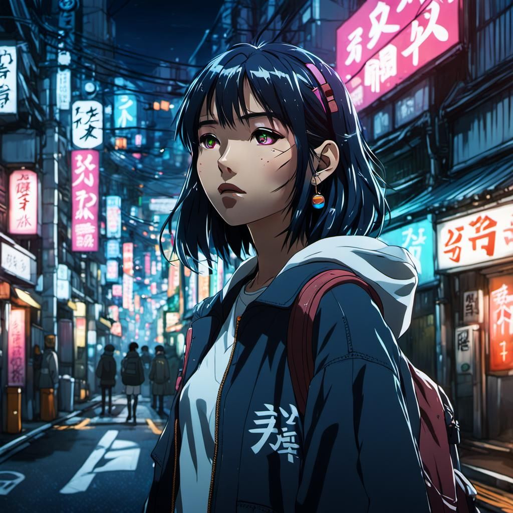 Goth Girl in Tokyo: Anime Key Visual