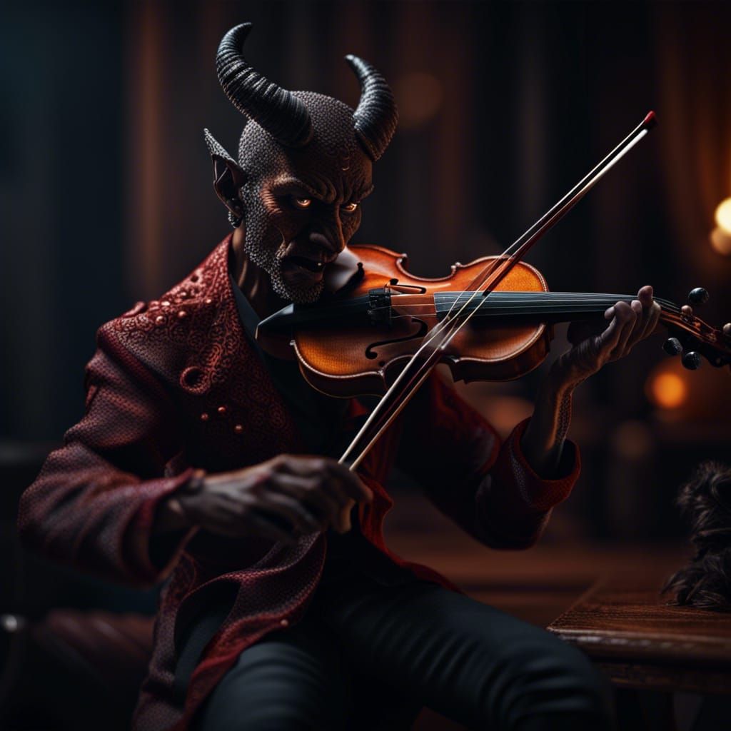 The Devil's Violin: A Hyperrealistic Fantasy