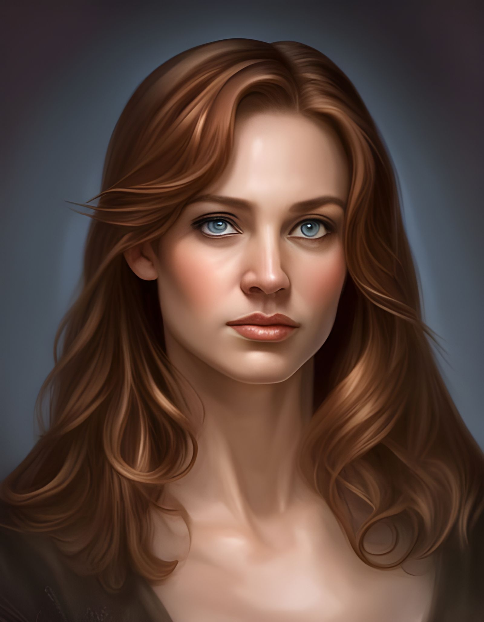 Ethereal Space Technician Portrait in Fantasy Style