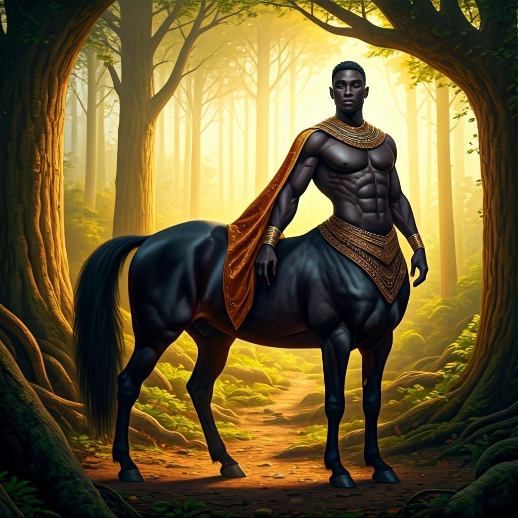 A hyper detailed regal centaur