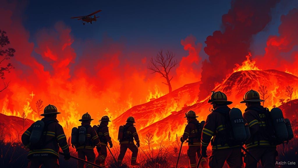 California Inferno: Firefighters Confront the Flames