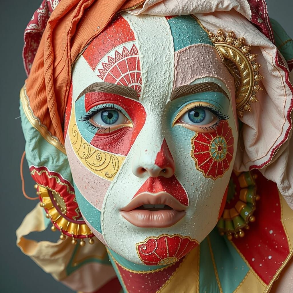 Abstract Swirling Vortex Patterns in Dynamic Motion