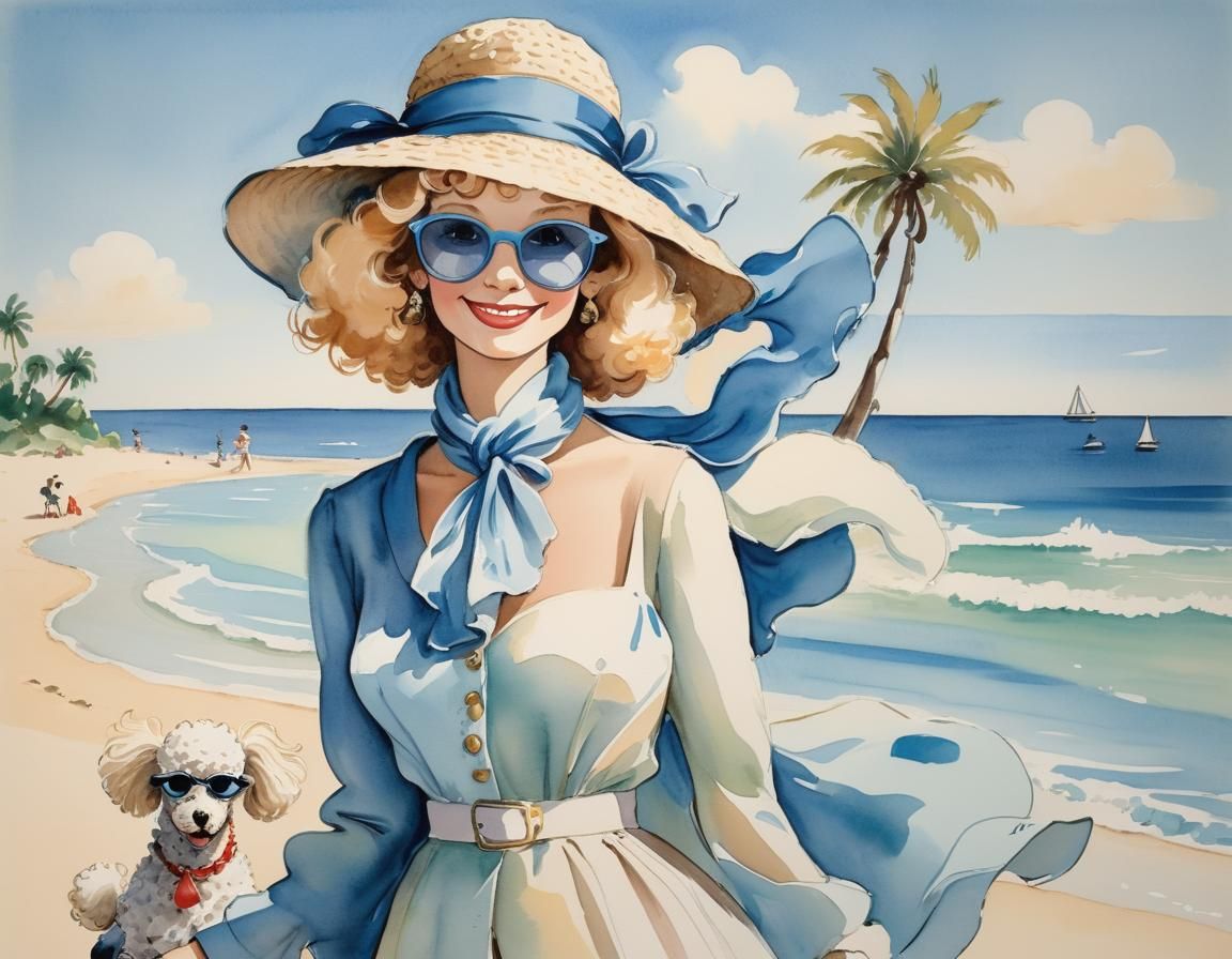 Parisian Fashionista's Tropical Beach Getaway