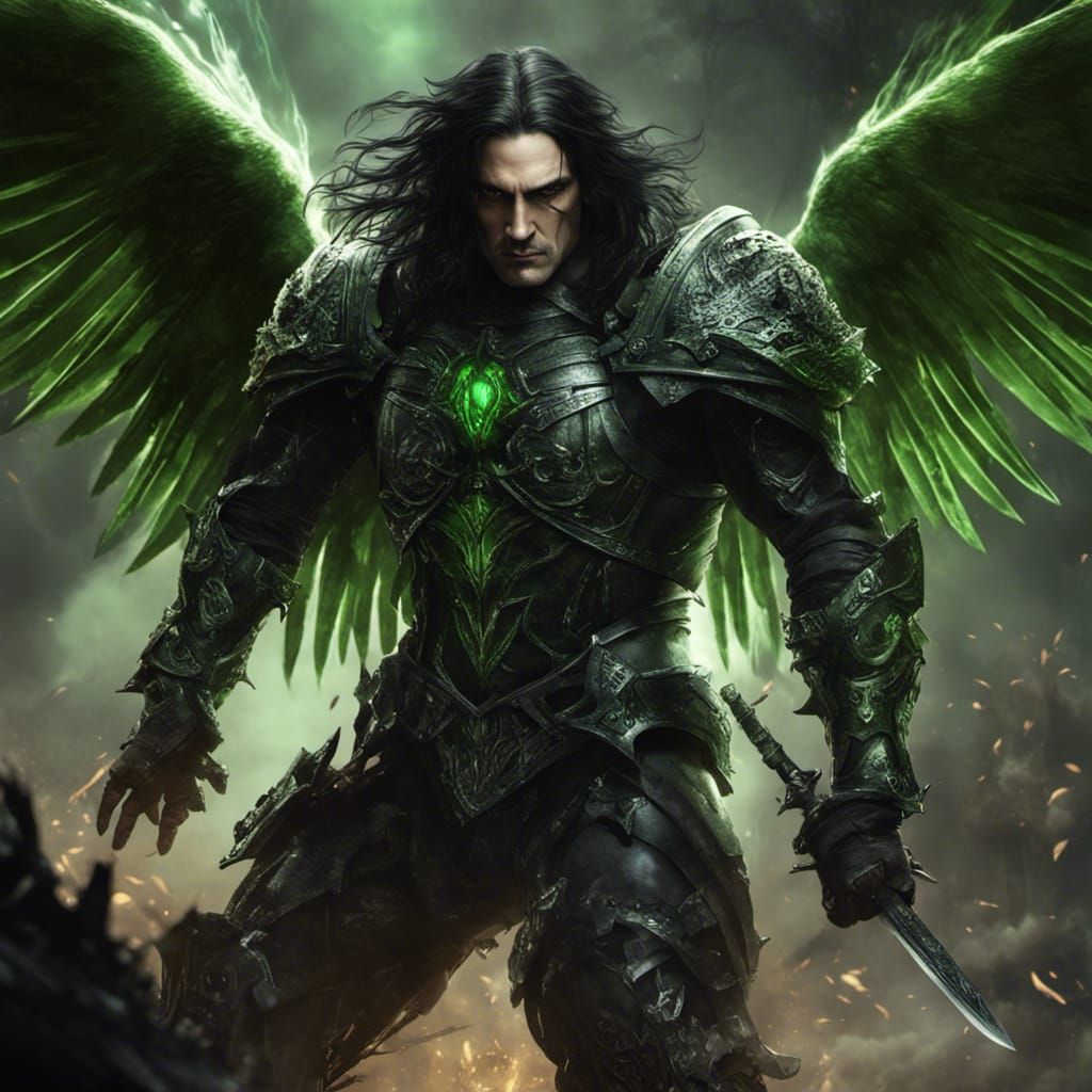 Fallen Angel Peter Steele: Dark Fantasy Concept Art