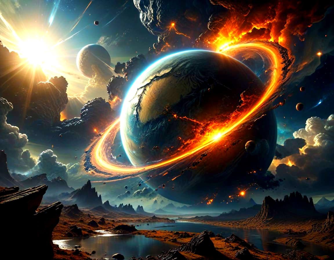 Sentient Planet Communicates with God in Cosmic Dance