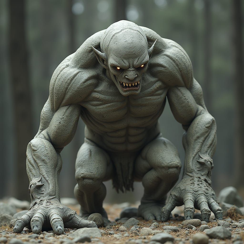 Ancient Golem Awakens with Mysterious Runes