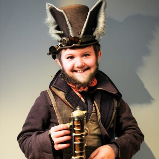 Steampunk Wolfman Transformation Scene