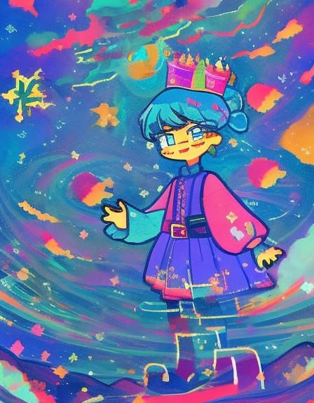 <lora:Lofi Kawaii DS v8:1.0> <lora:Surreal Paintings:1.0> Pr...