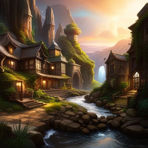 Fantastical Digital Art in Deep Color