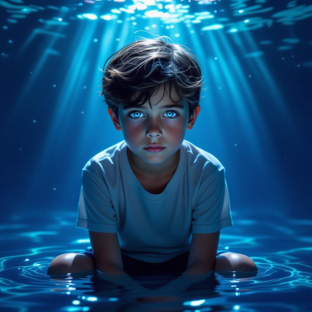 Boy's Ethereal Glow by Deep Ocean Trench
