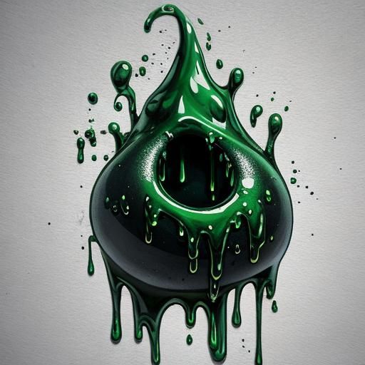 Dripping Ooze Generated by AI