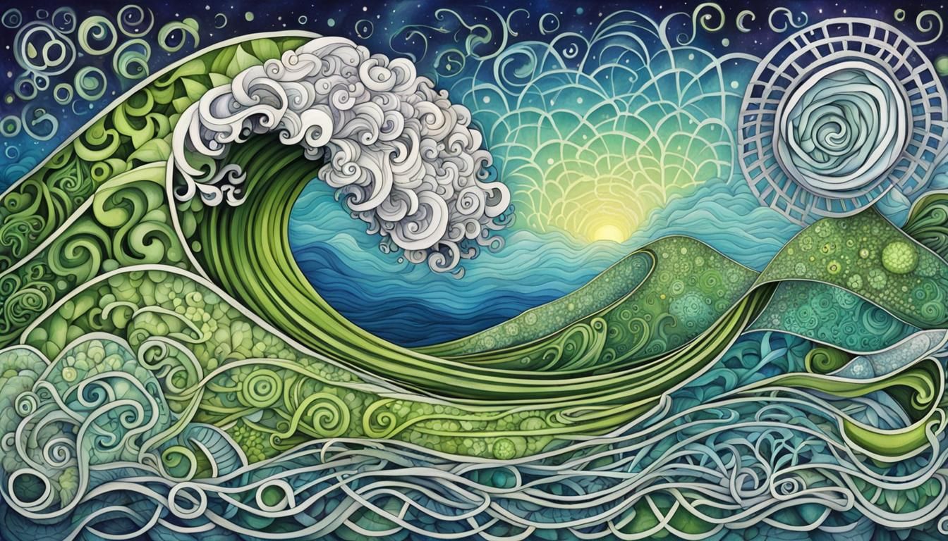 Quantum Zentangle of Unconditional Love