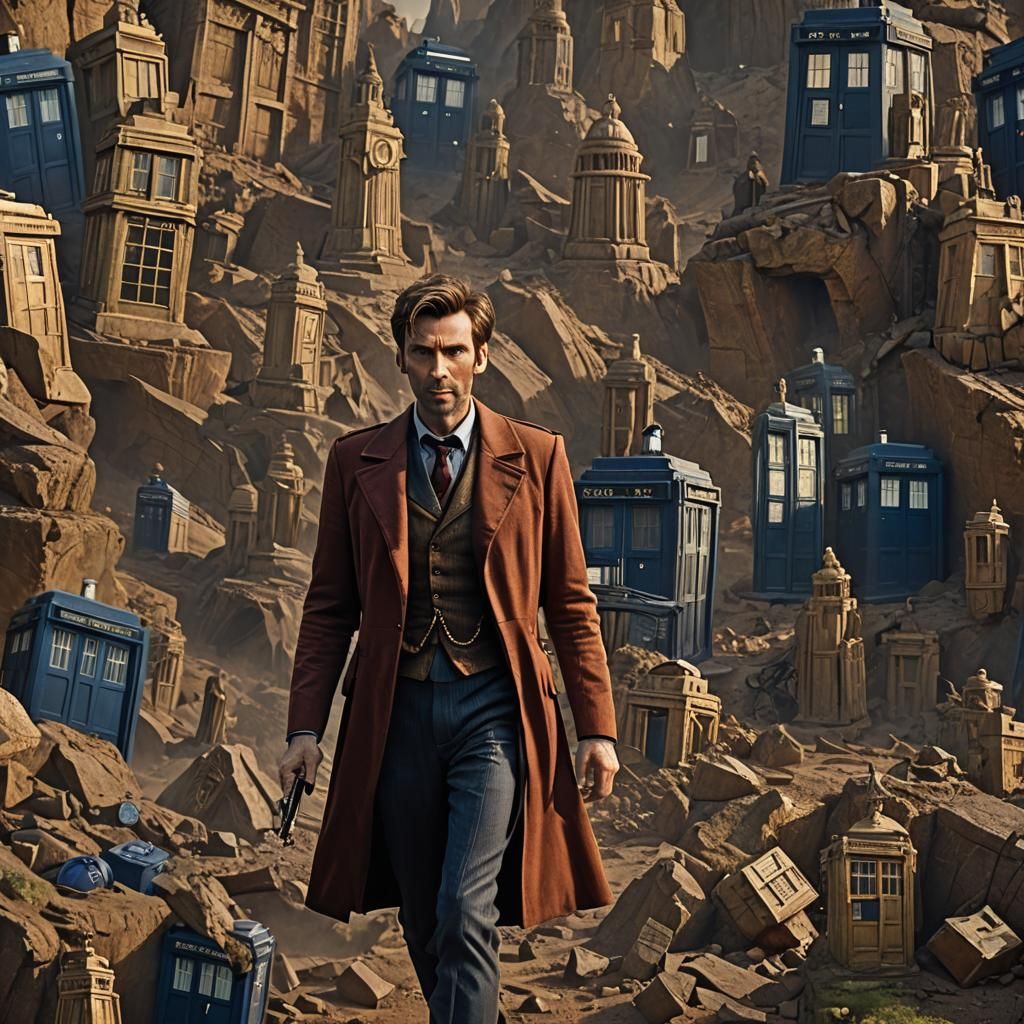 David Tennant as The Fourteenth Doctor: Detailed Art