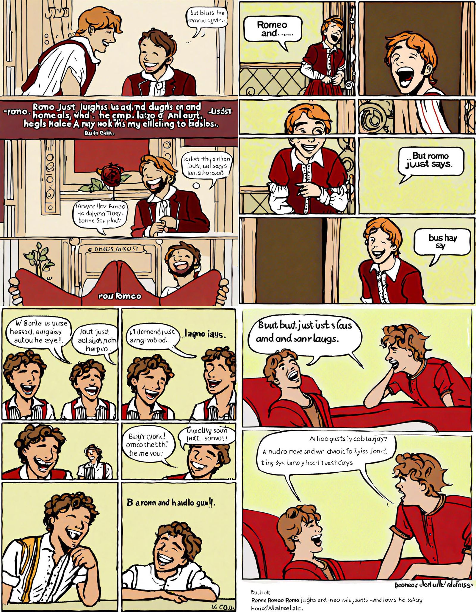 Romeo Laughs: An AI Interpretation