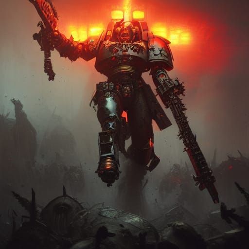 Warhammer 40000 super soldier of death