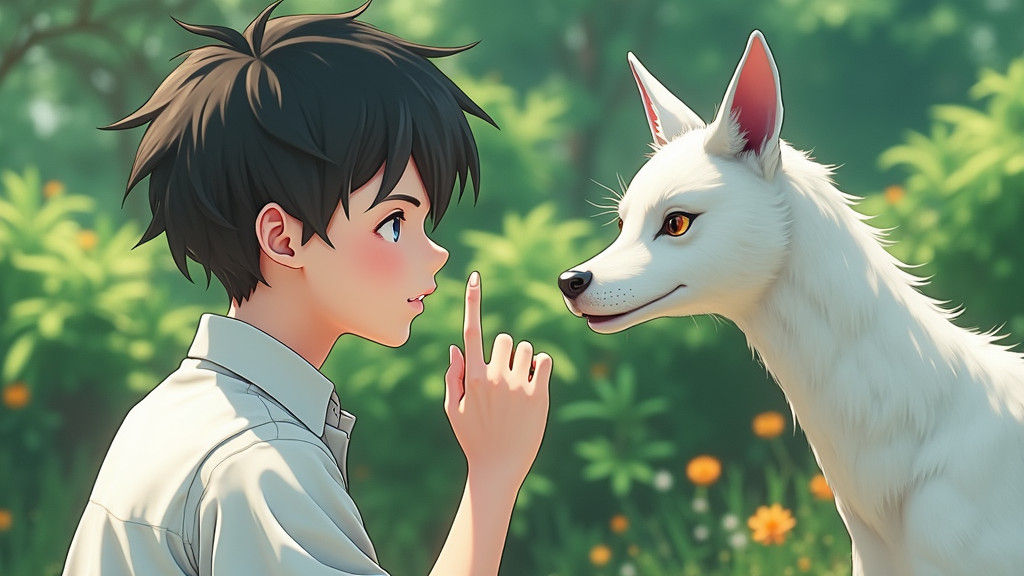 Curious Boy: Detailed 3D Anime Art