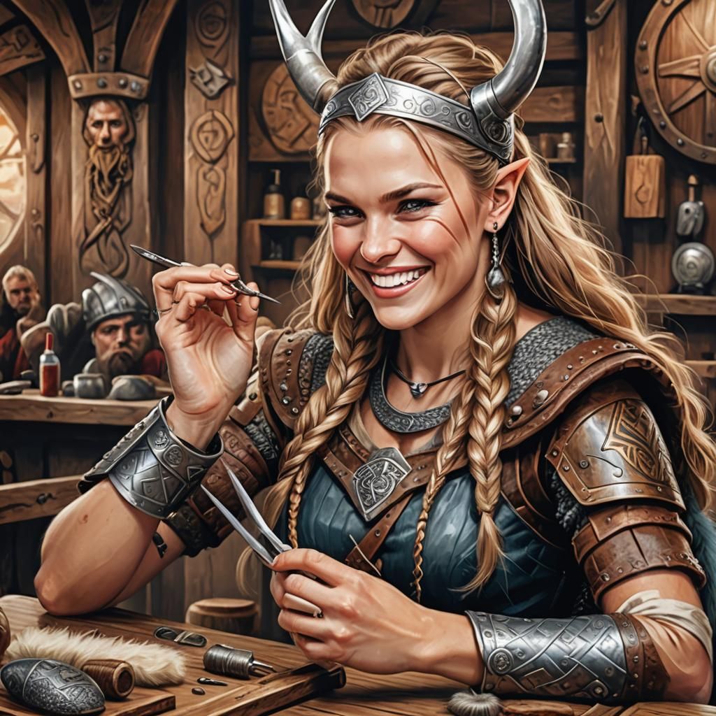 Viking Warrior Beauty Treatment on Ship