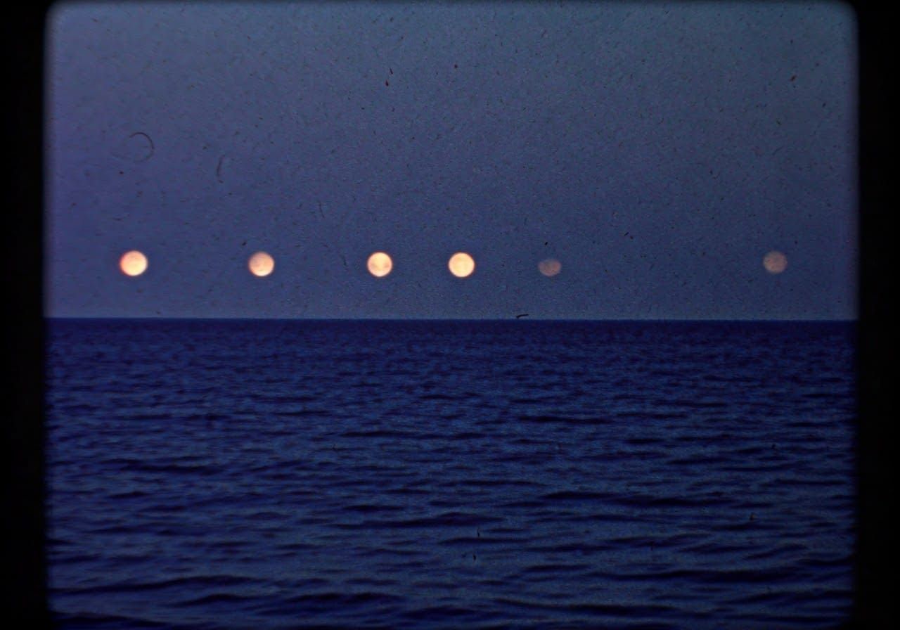 Retro VHS Capture: Six Moons Over the Ocean