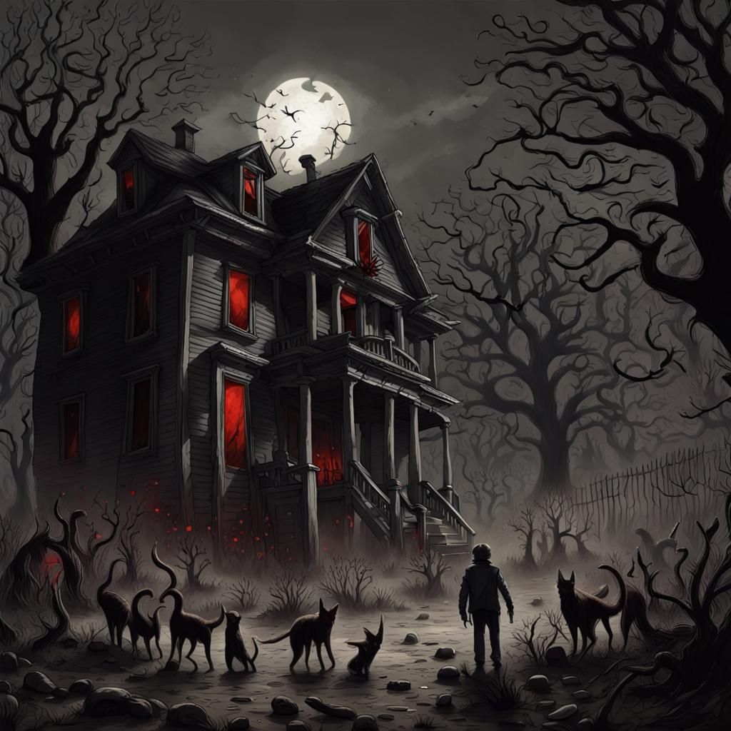 Midnight Horror: A Zombie's Digital Nightmare