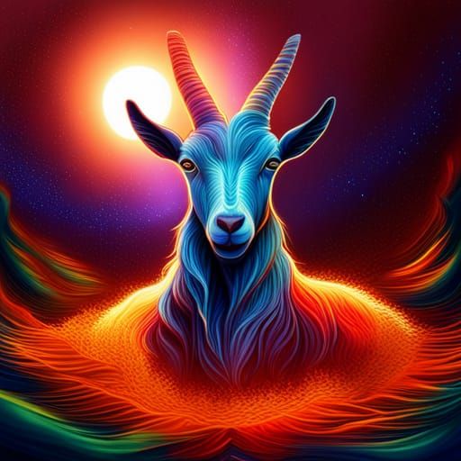 Cosmic Goat in Holographic Mixed Media