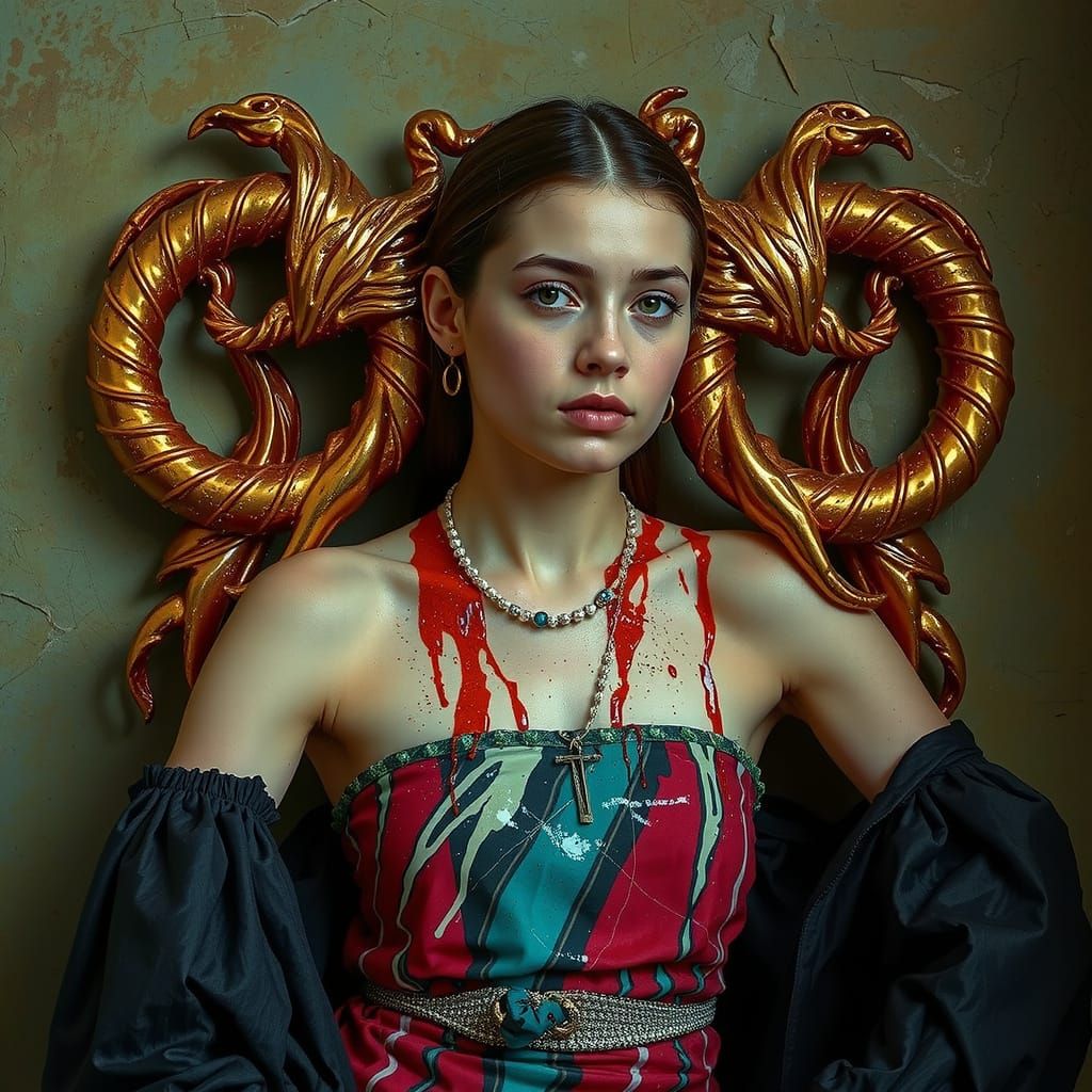 Abstract Gelato Colors in Bold Geometric Shapes