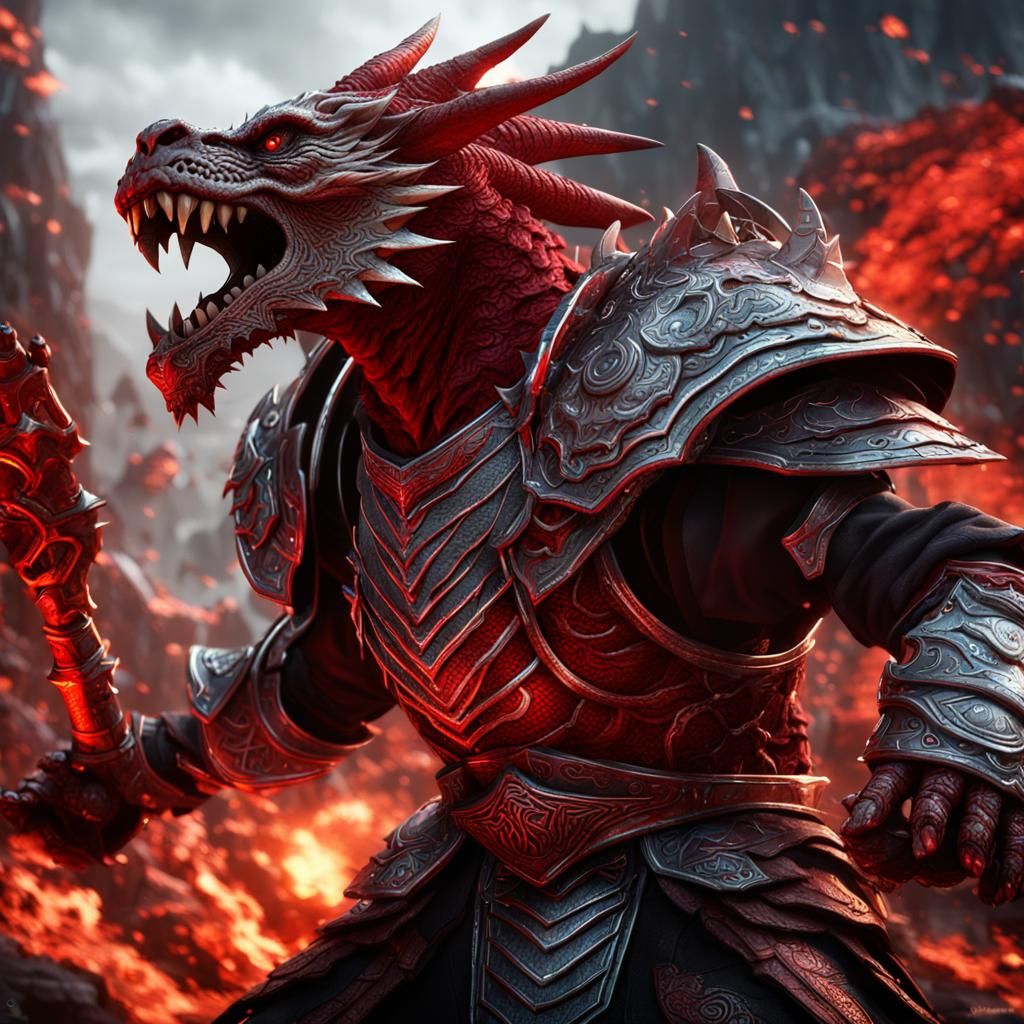 Time Collapsing Dragonborn Warrior's Roar