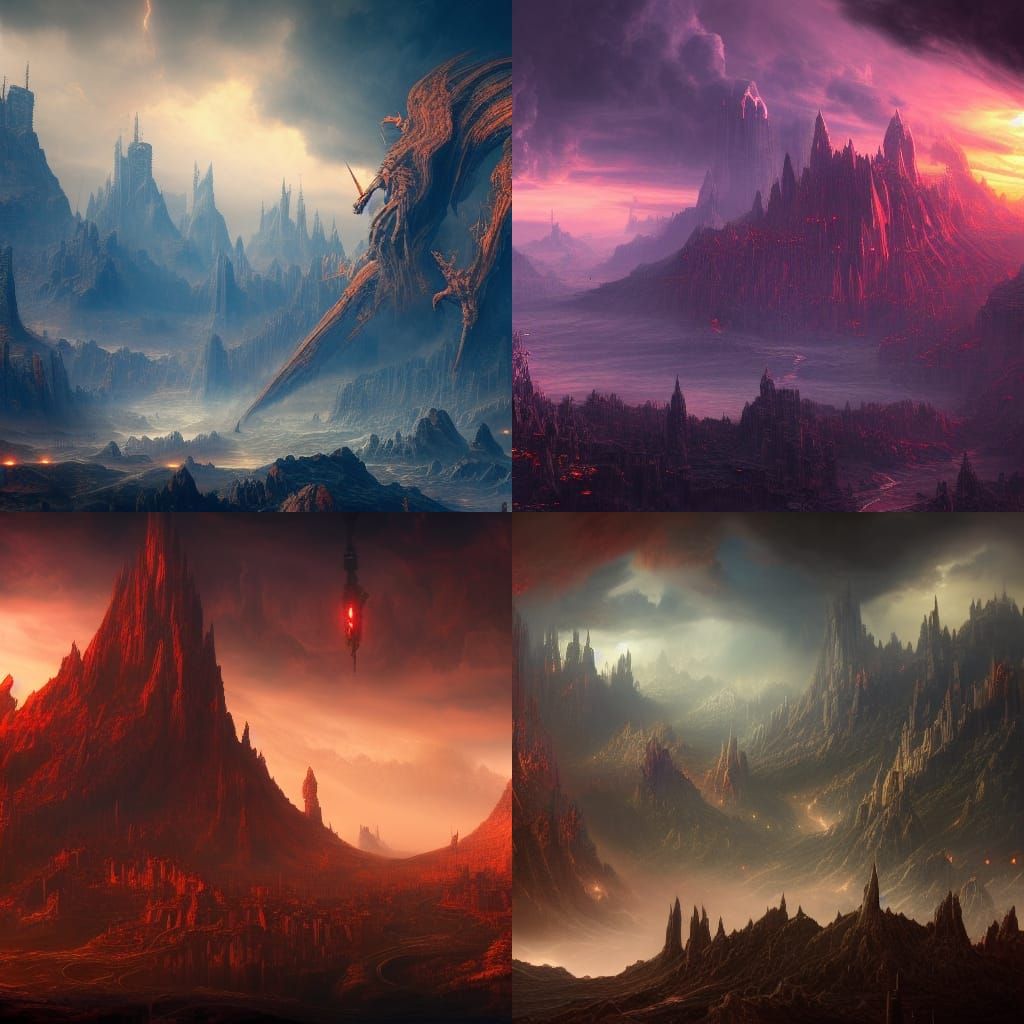 Detailed Matte Painting of Judgement Day