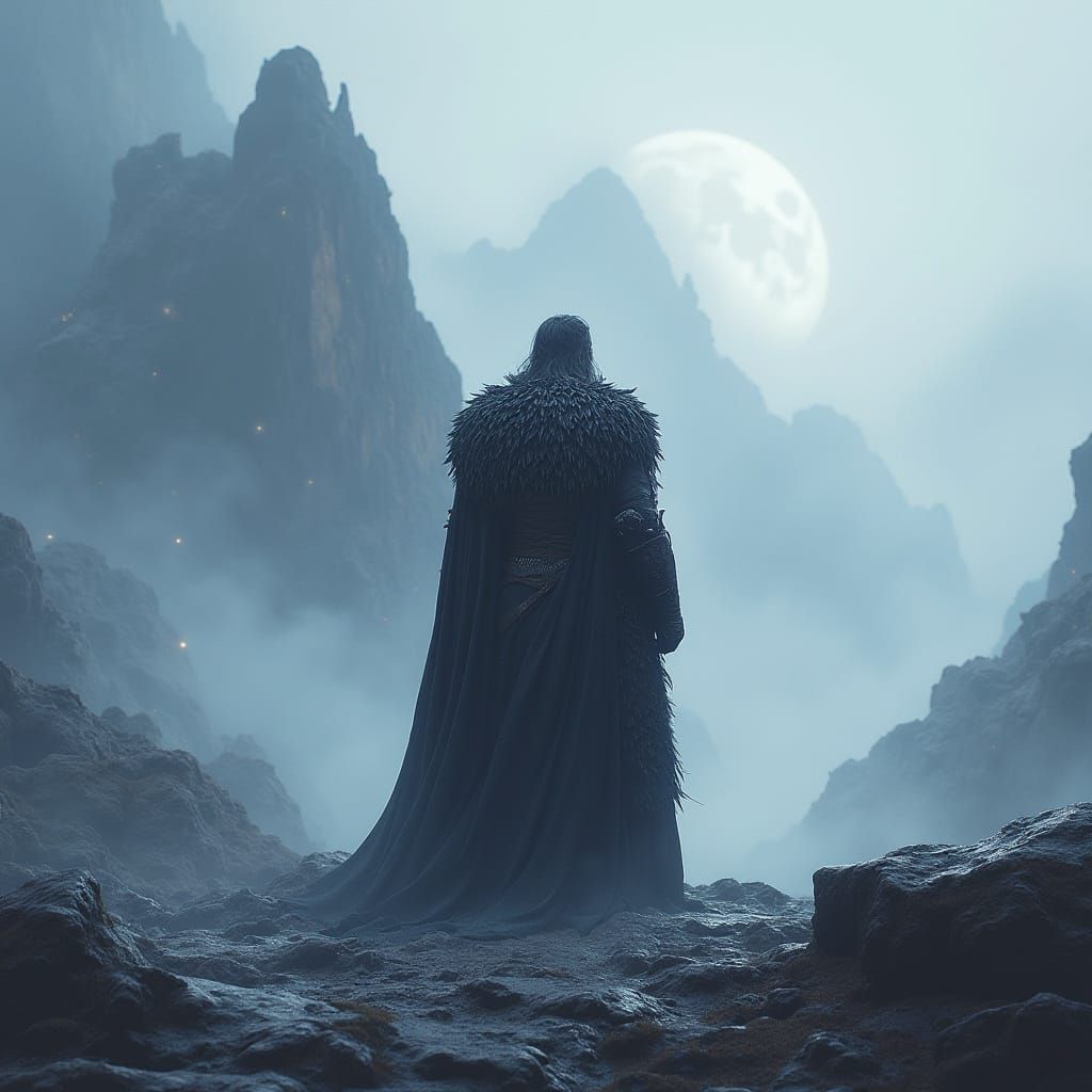 Epic Fantasy Warrior: Jon Snow in Göktürk Armour