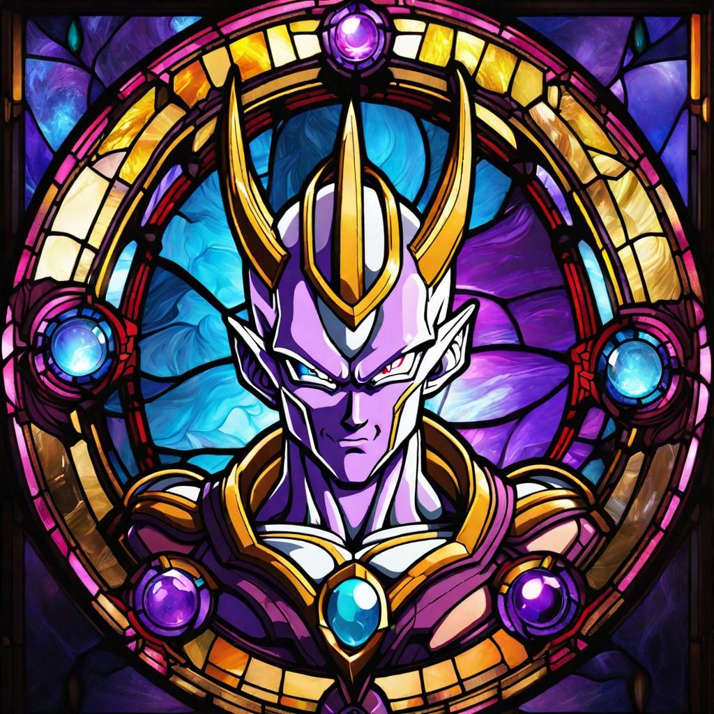 Stained Glass Frieza: Dragon Ball Masterpiece
