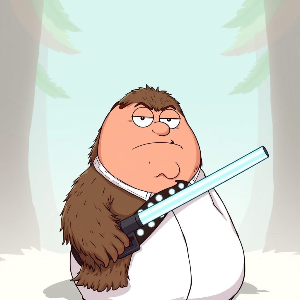 Peter Griffin Meets Chewbacca in Bizarre Mashup