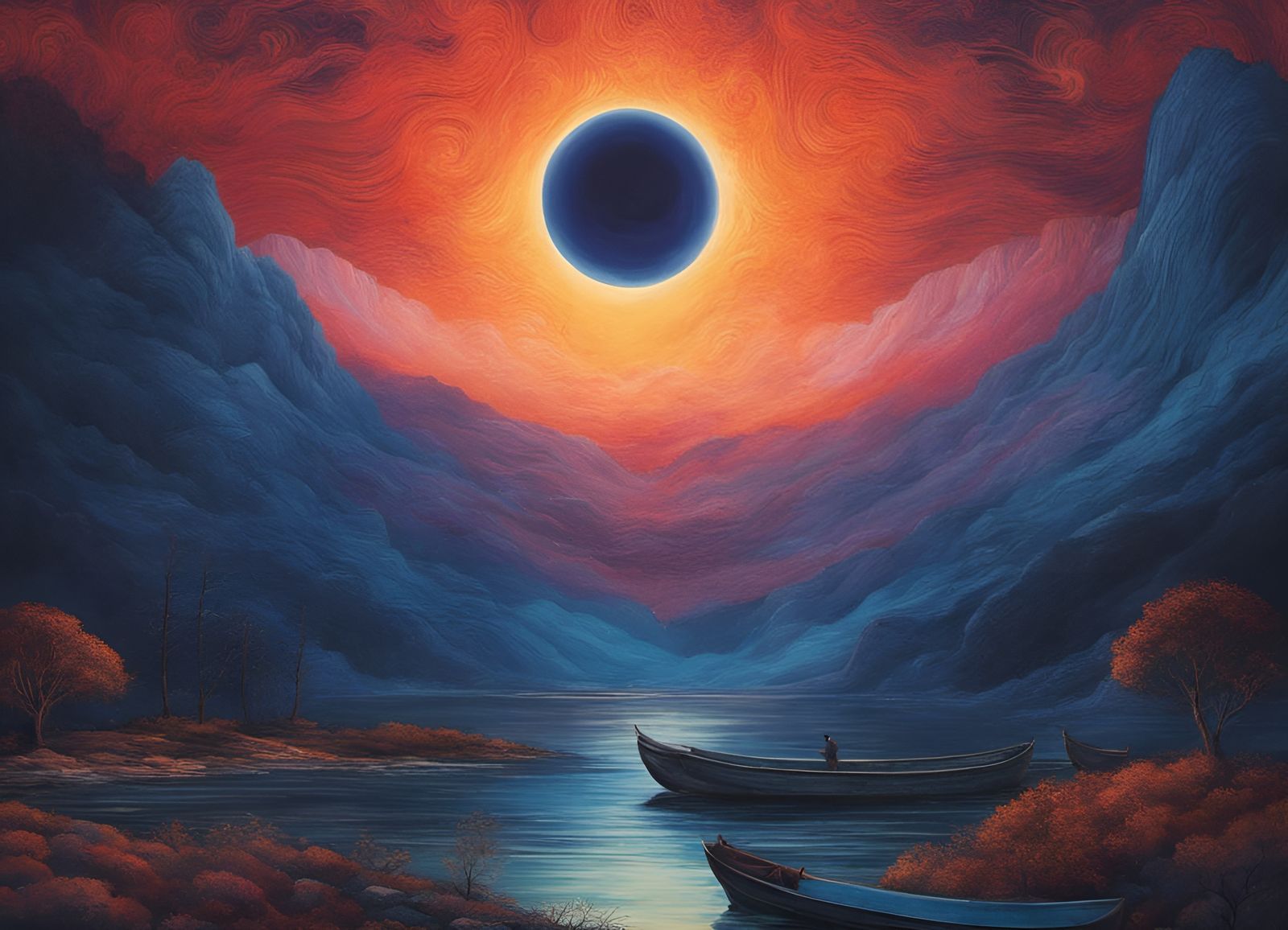 Couples Dancing on Grand Mothership in Shining Night Sky