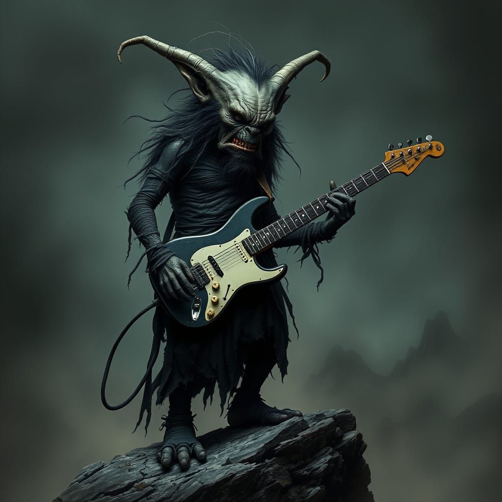 Ominous Trollcore Guitarist on Misty Peak
